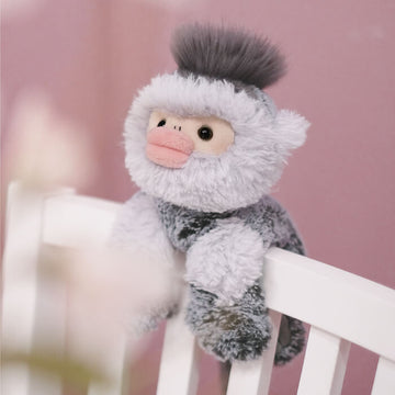 Golden Monkey Stuffed Plush Slap Bracelet